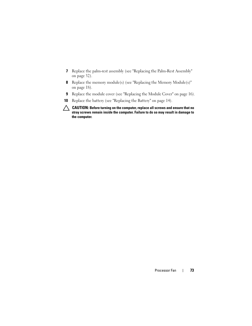 Dell XPS 15 (L502X, Early 2011) User Manual | Page 73 / 110