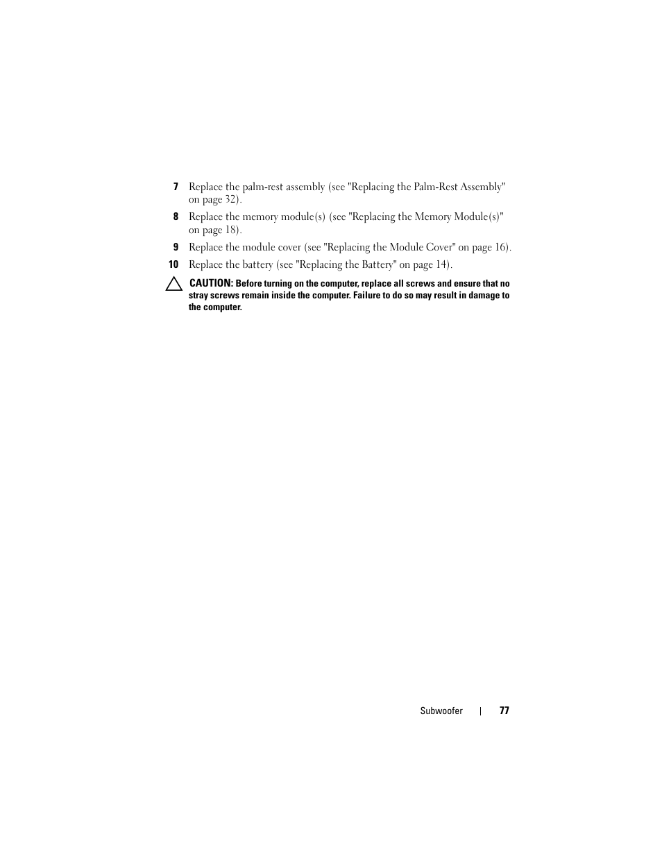 Dell XPS 15 (L502X, Early 2011) User Manual | Page 77 / 110