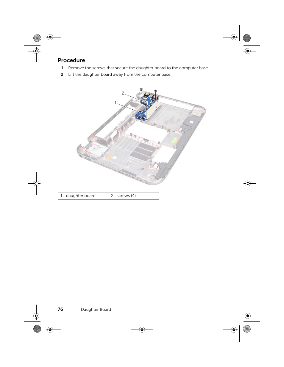 Procedure | Dell Inspiron 15R (5520, Mid 2012) User Manual | Page 76 / 84