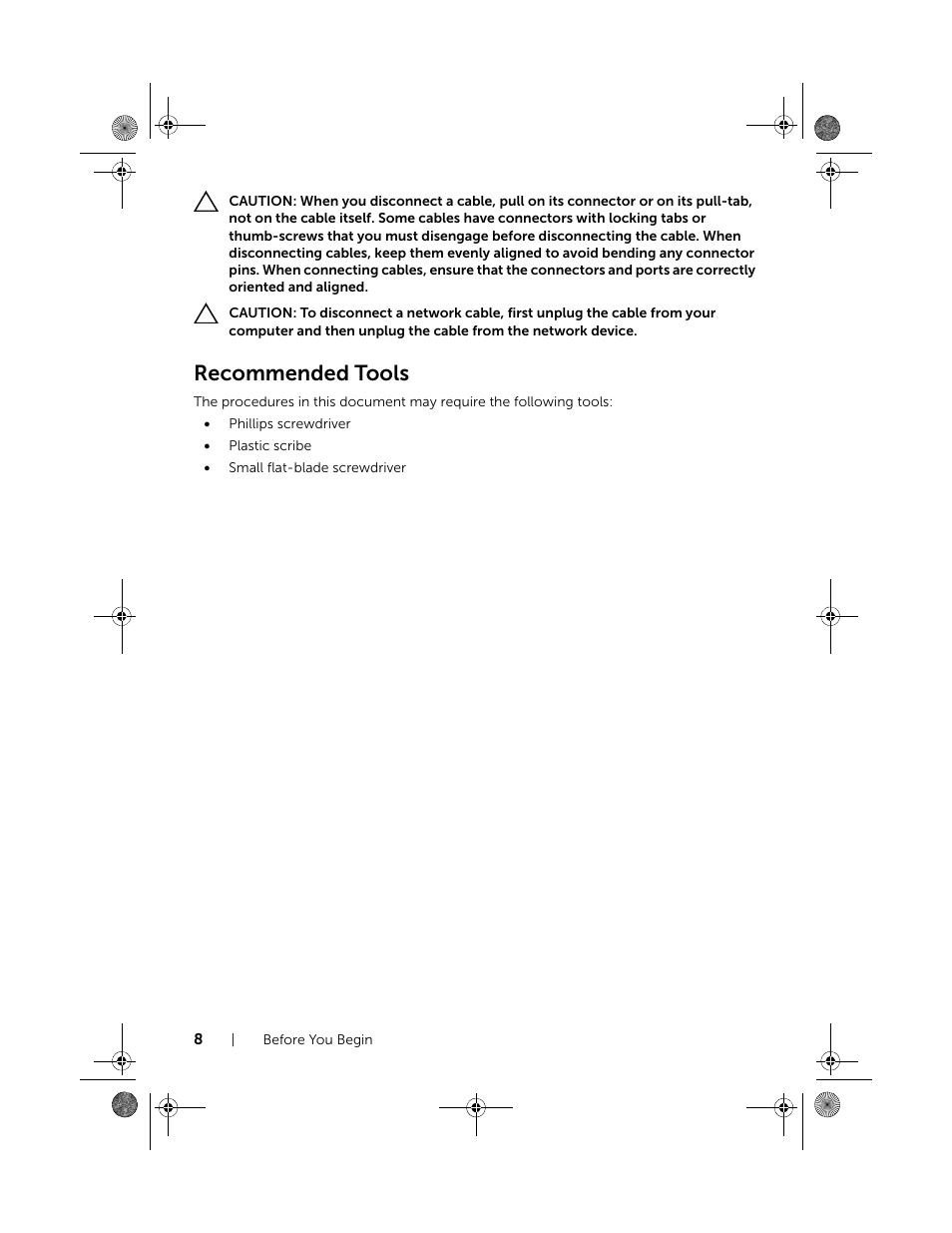 Recommended tools | Dell Inspiron 15R (5520, Mid 2012) User Manual | Page 8 / 84