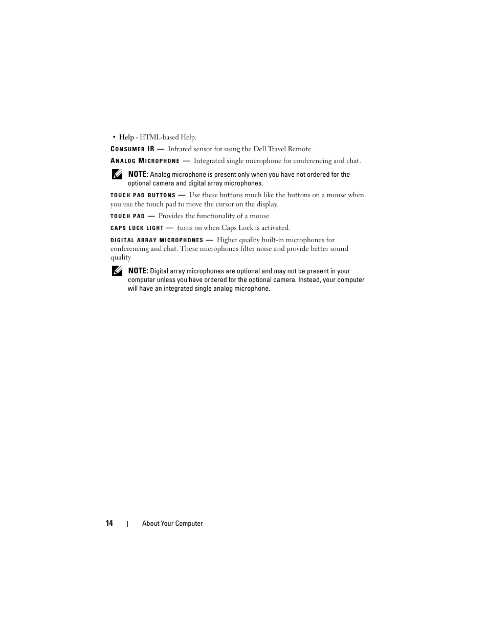 Dell Studio 1536 (Mid 2008) User Manual | Page 14 / 64