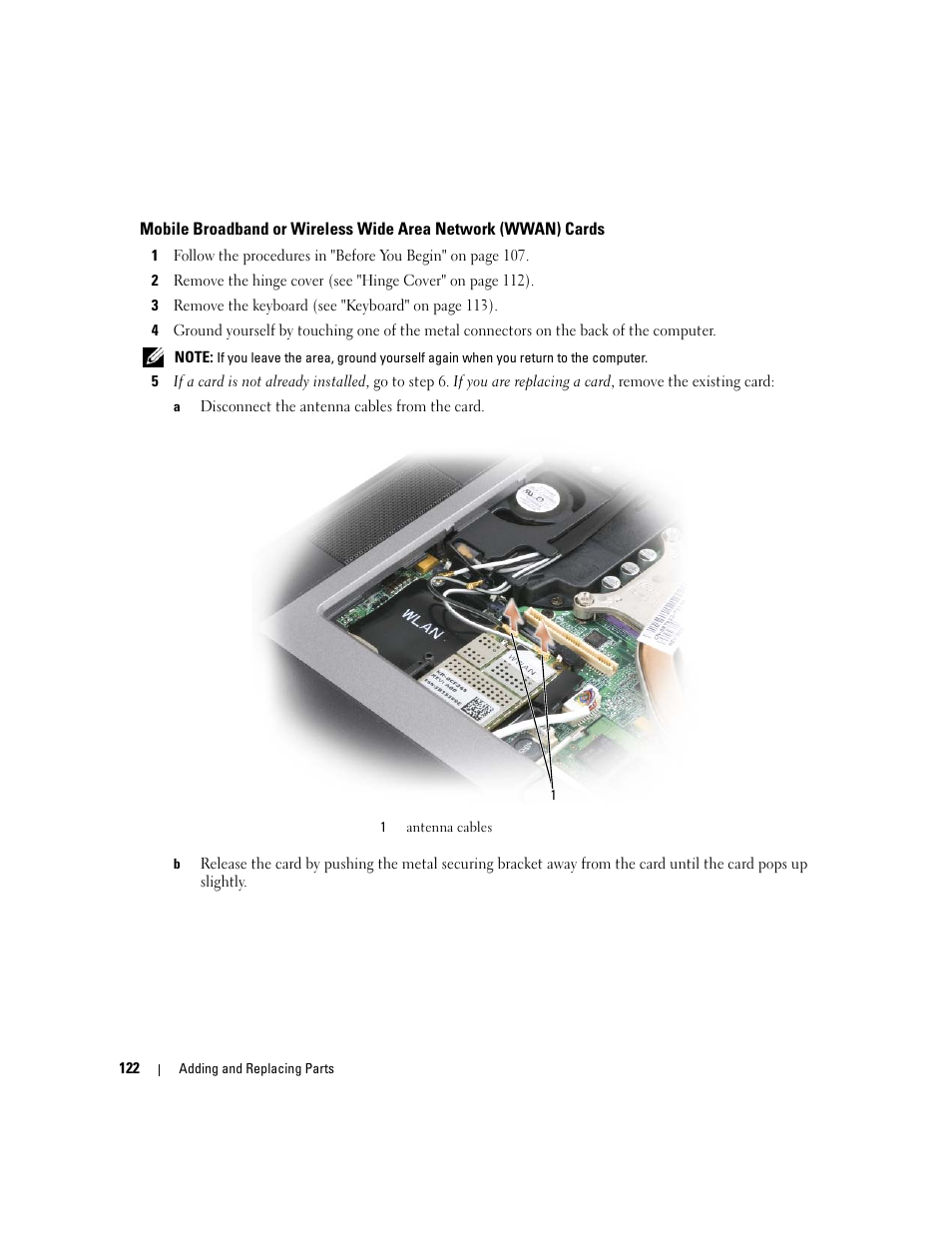 Dell Precision M4300 (Mid 2007) User Manual | Page 124 / 160