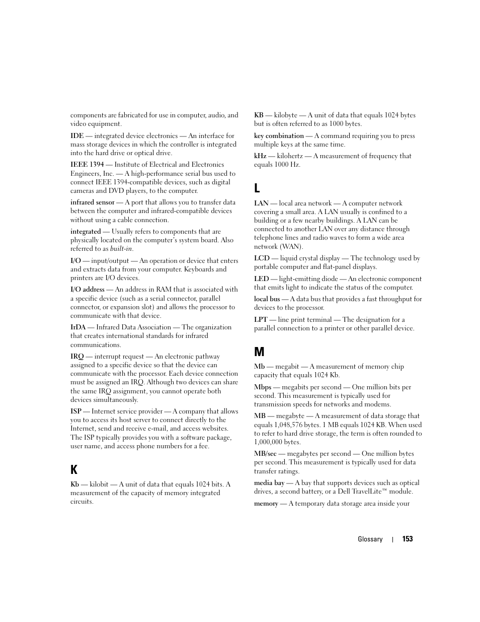 Dell Precision M4300 (Mid 2007) User Manual | Page 155 / 160