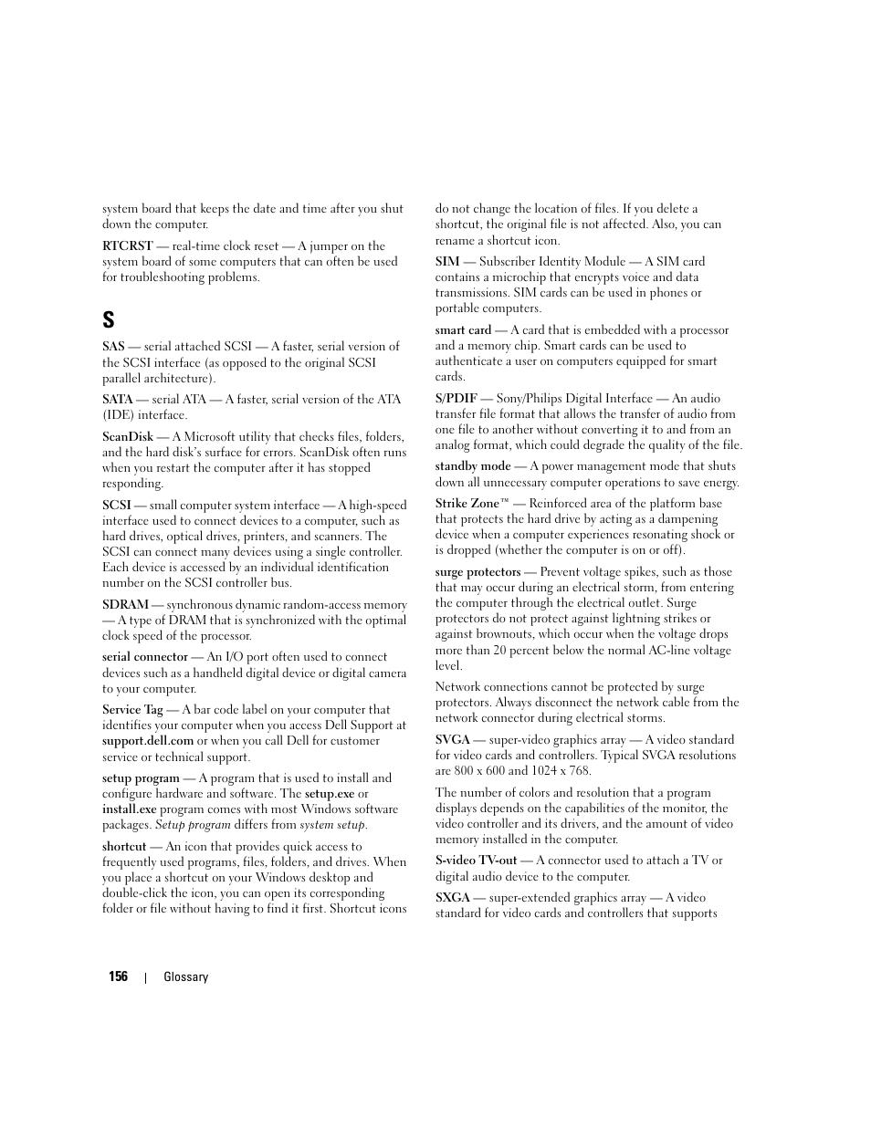 Dell Precision M4300 (Mid 2007) User Manual | Page 158 / 160