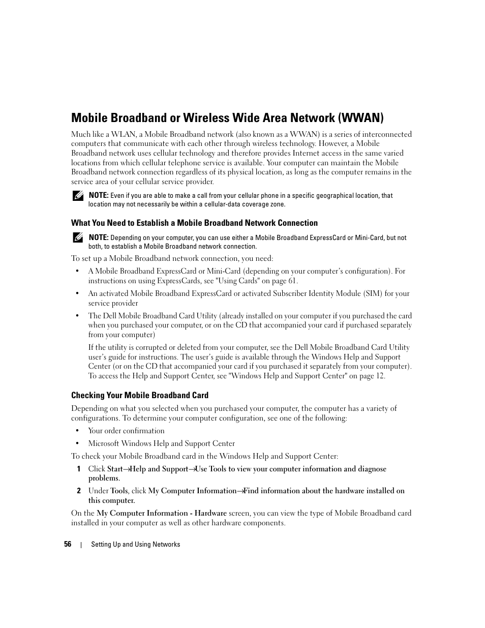 Dell Precision M4300 (Mid 2007) User Manual | Page 58 / 160