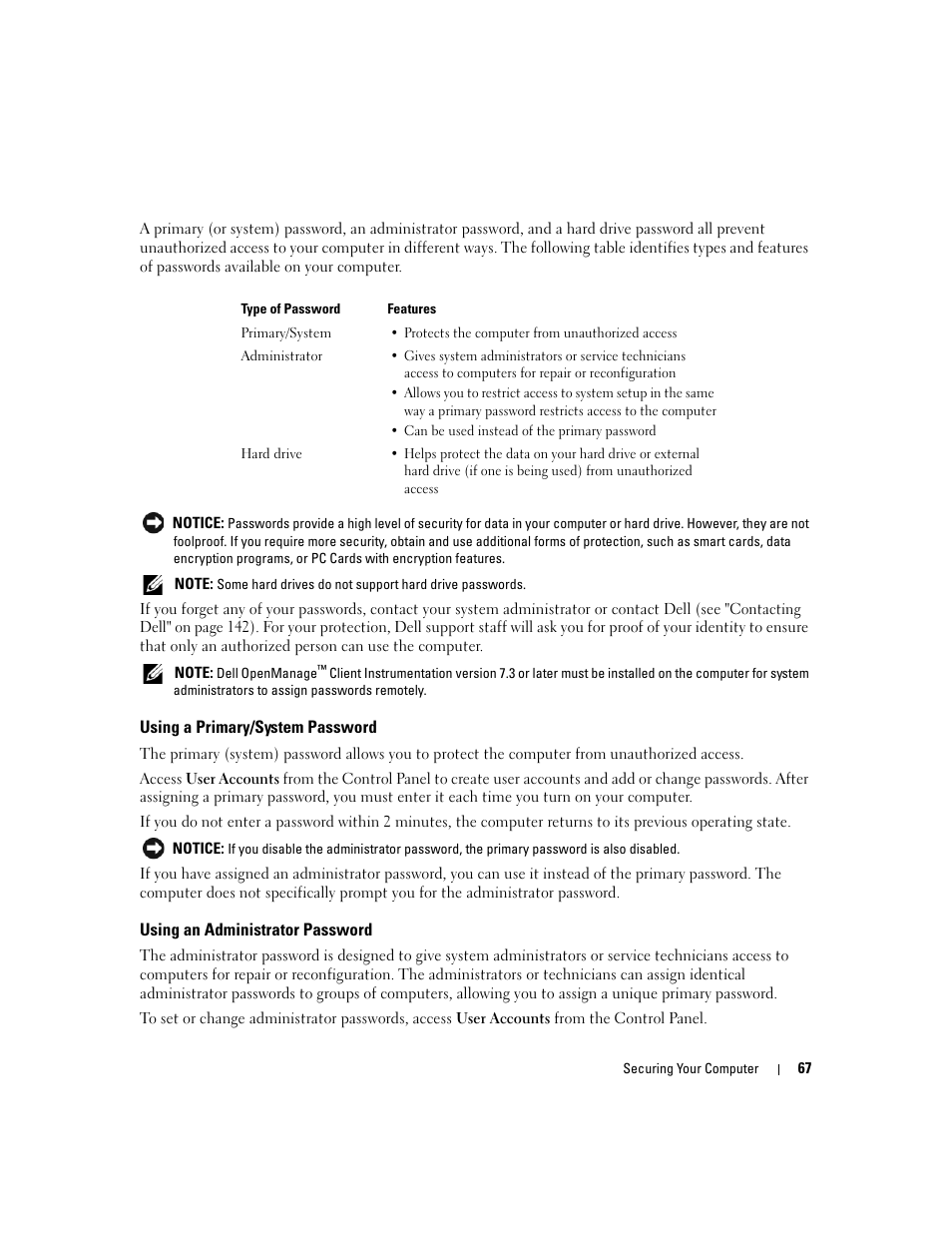 Dell Precision M4300 (Mid 2007) User Manual | Page 69 / 160