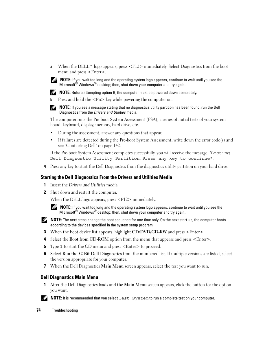 Dell Precision M4300 (Mid 2007) User Manual | Page 76 / 160