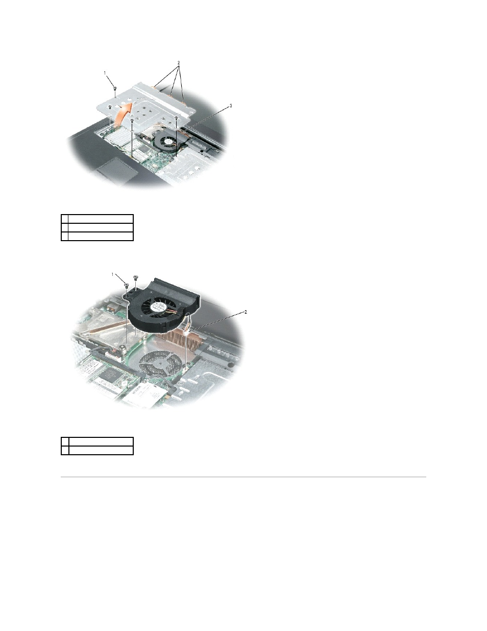 Installing the cooling fan | Dell Inspiron 1200 User Manual | Page 32 / 45