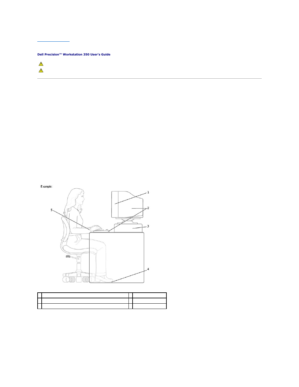 Ergonomic computing habits | Dell Precision 350 User Manual | Page 41 / 106