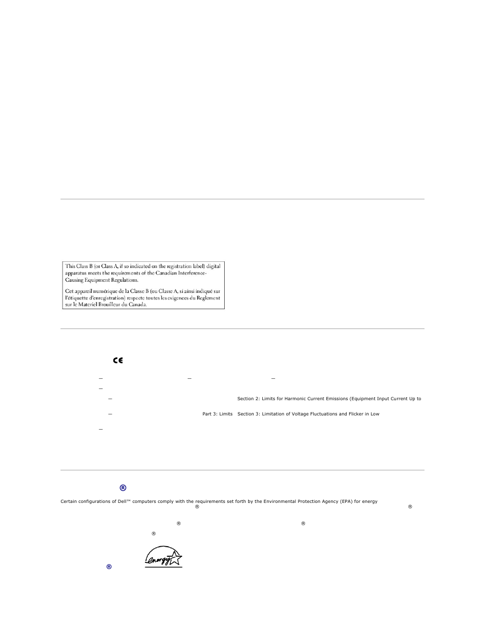 Ic notice (canada only), Ce notice (european union), Energy star® compliance | Dell Precision 350 User Manual | Page 80 / 106