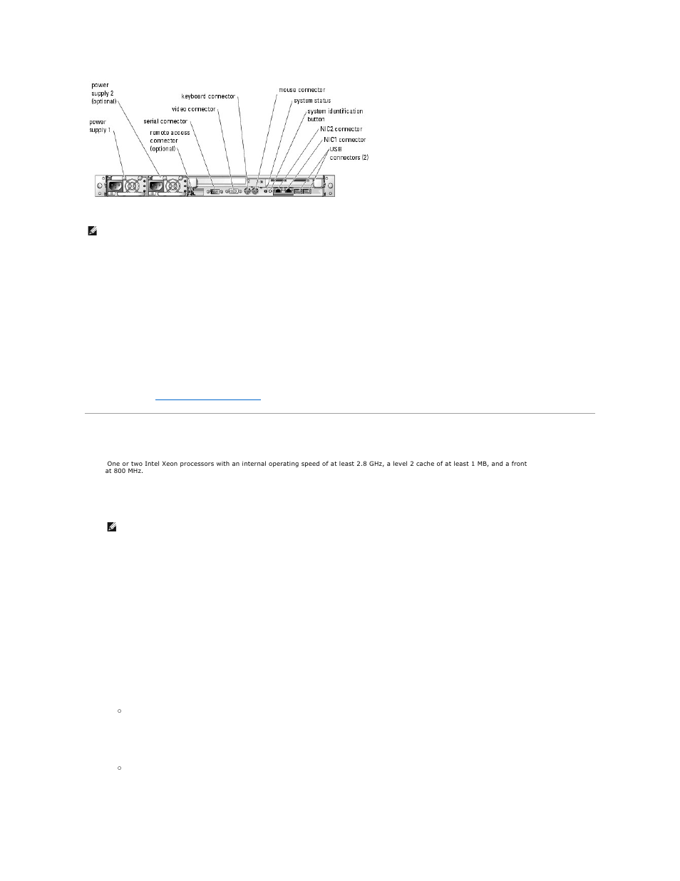 System features, Connecting external devices | Dell PowerEdge 1850 User Manual | Page 11 / 30
