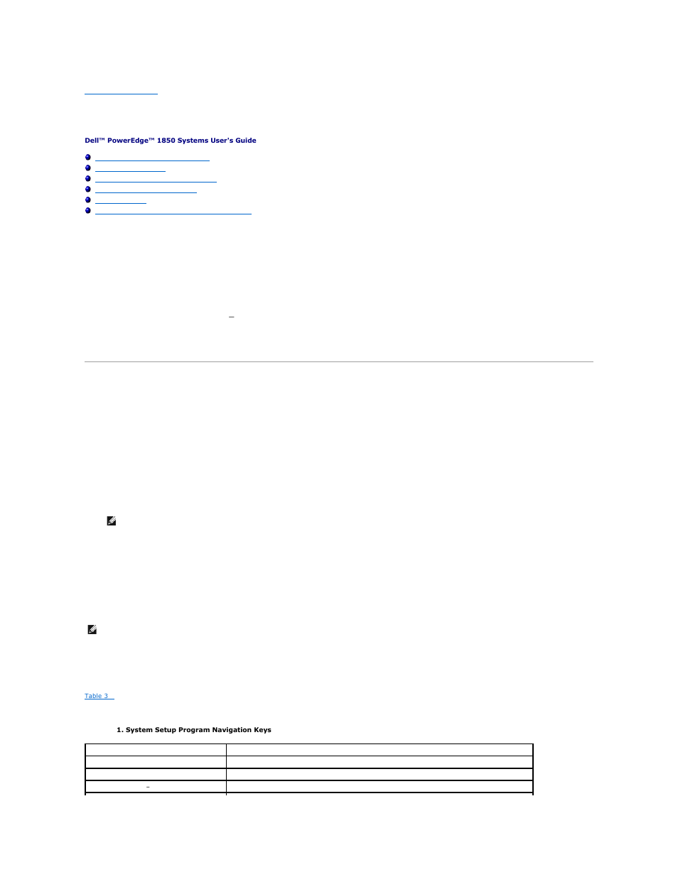 Using the system setup program, Entering the system setup program, Responding to error messages | Dell PowerEdge 1850 User Manual | Page 16 / 30