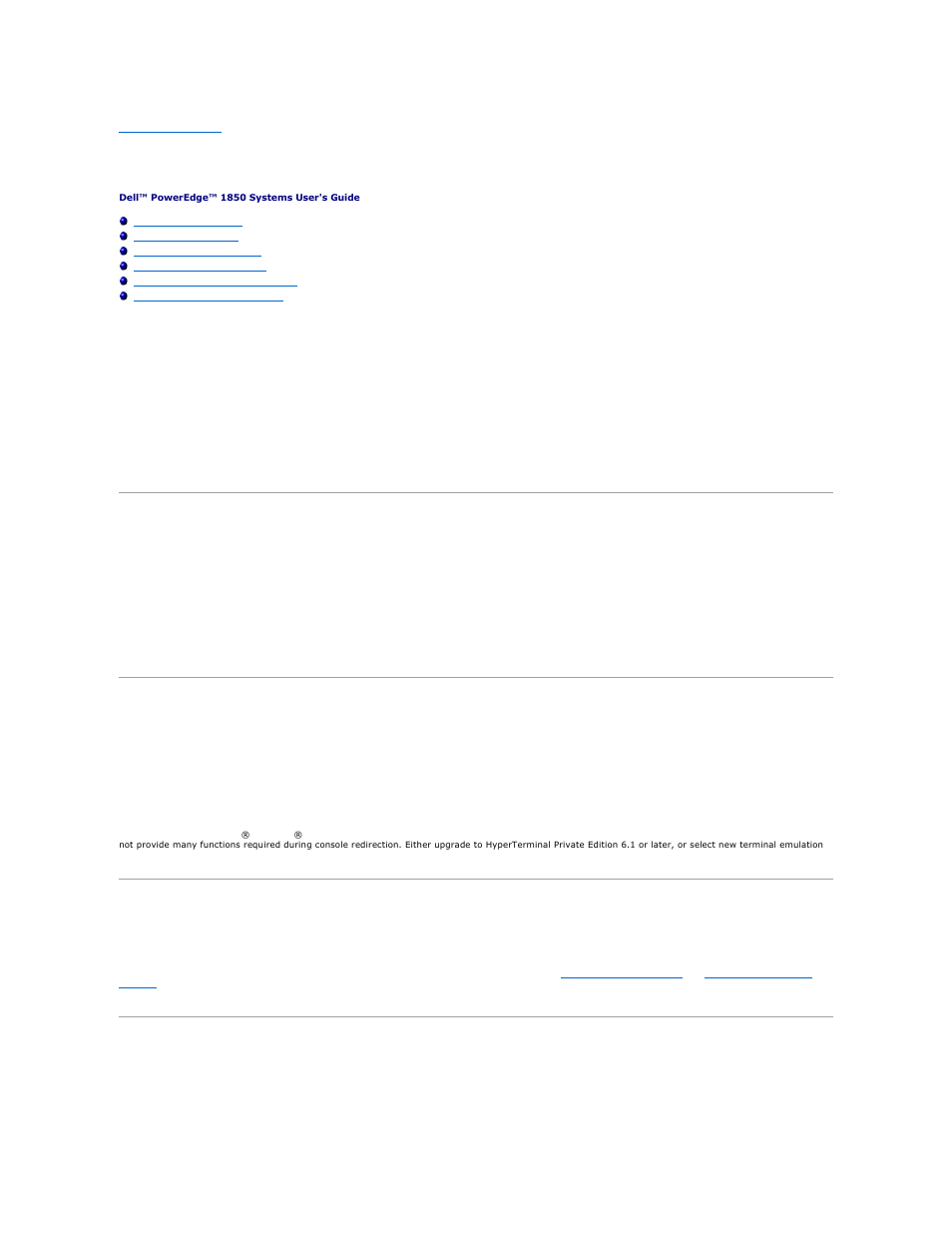 Using console redirection, Hardware requirements, Software requirements | Configuring the host system, Configuring the client system | Dell PowerEdge 1850 User Manual | Page 4 / 30