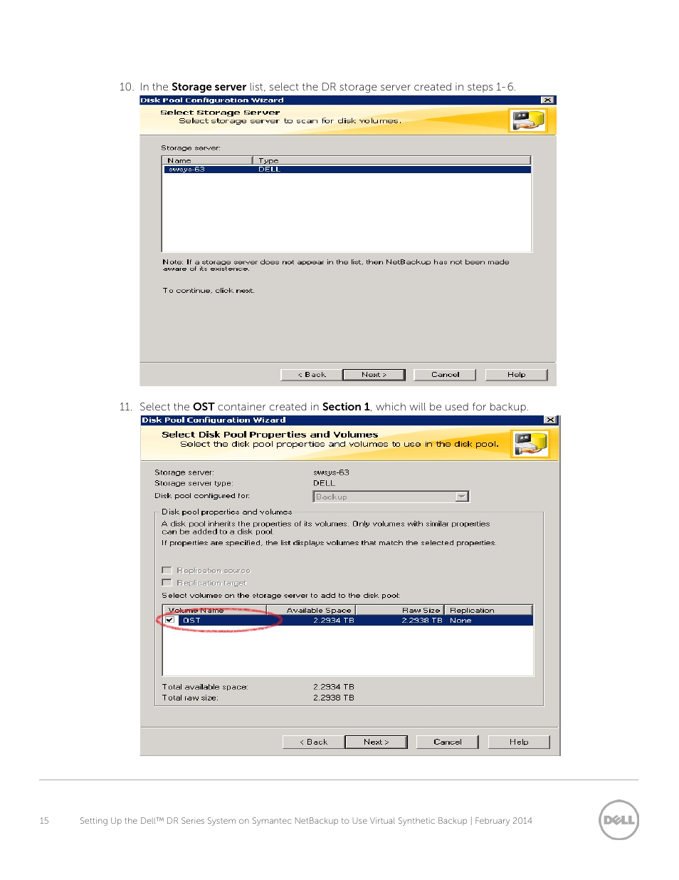 Dell PowerVault DR2000v User Manual | Page 15 / 30