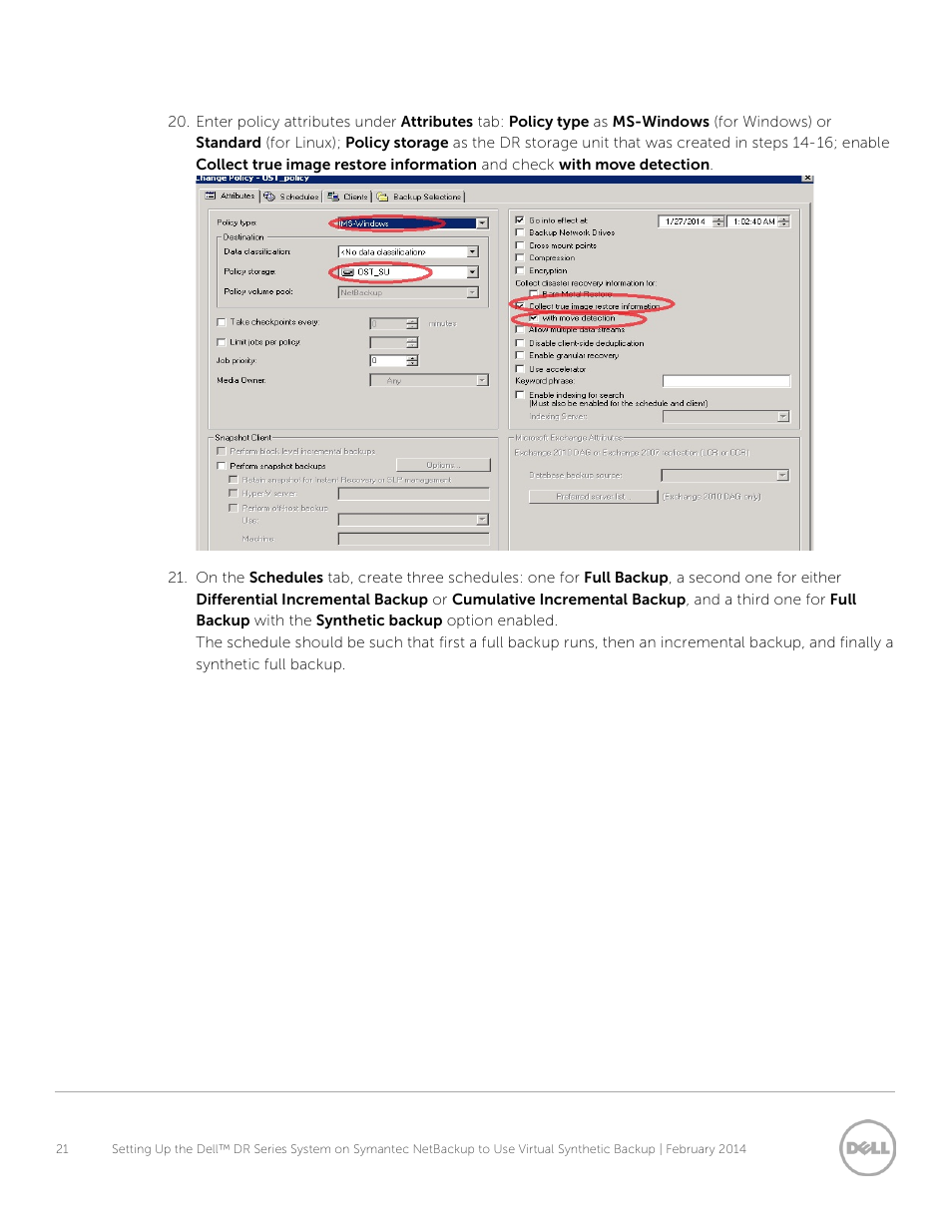 Dell PowerVault DR2000v User Manual | Page 21 / 30