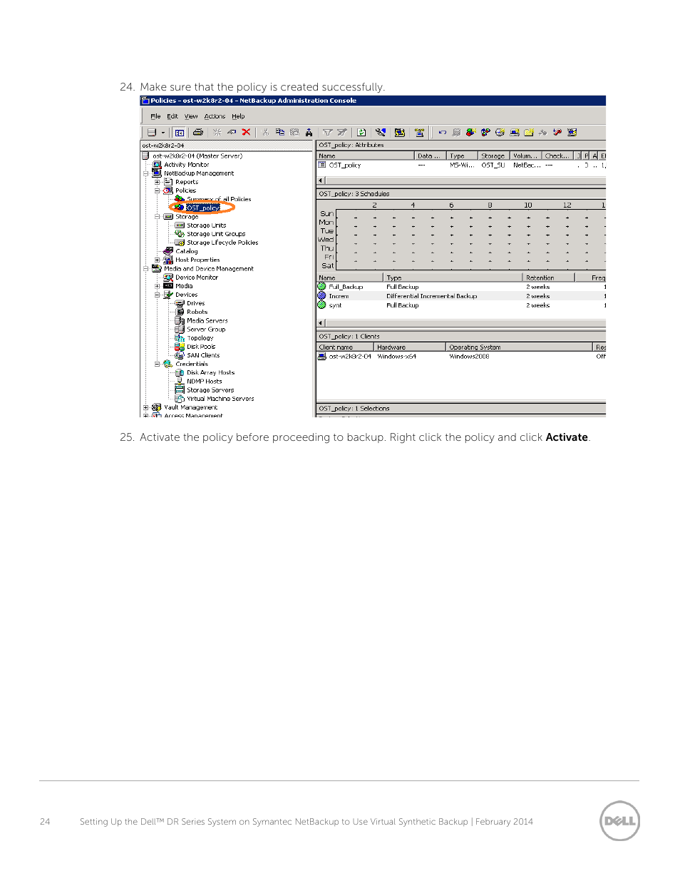 Dell PowerVault DR2000v User Manual | Page 24 / 30
