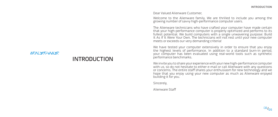 Introduction | Dell Alienware Area-51 ALX (Late 2009) User Manual | Page 5 / 72
