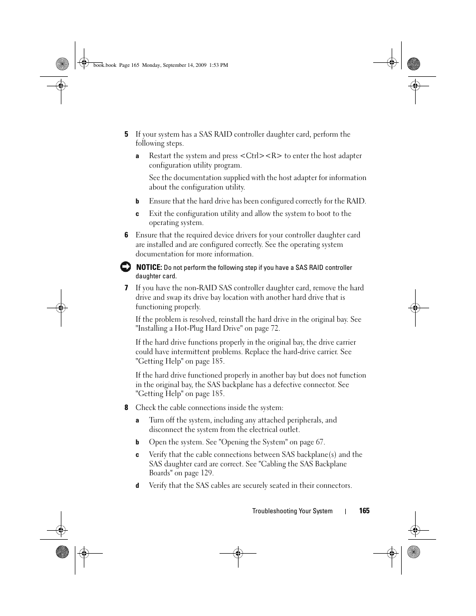 Drives, skip to step 8 | Dell PowerVault DP600 User Manual | Page 165 / 234