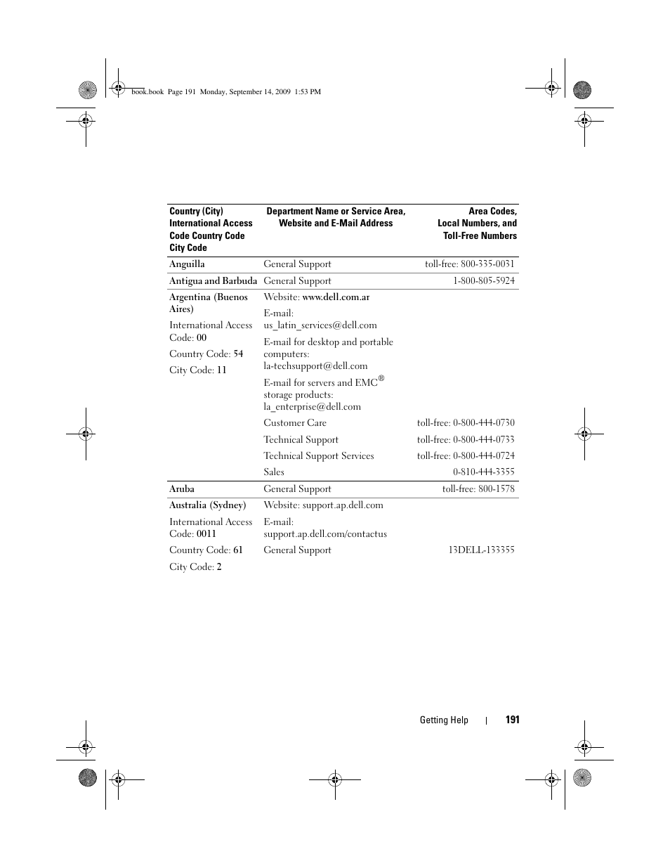 Dell PowerVault DP600 User Manual | Page 191 / 234