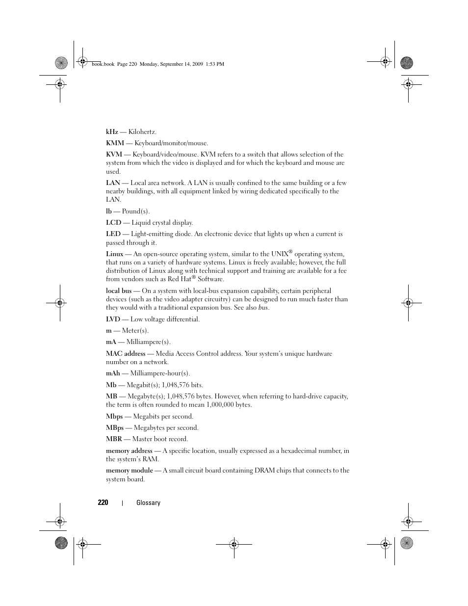 Dell PowerVault DP600 User Manual | Page 220 / 234