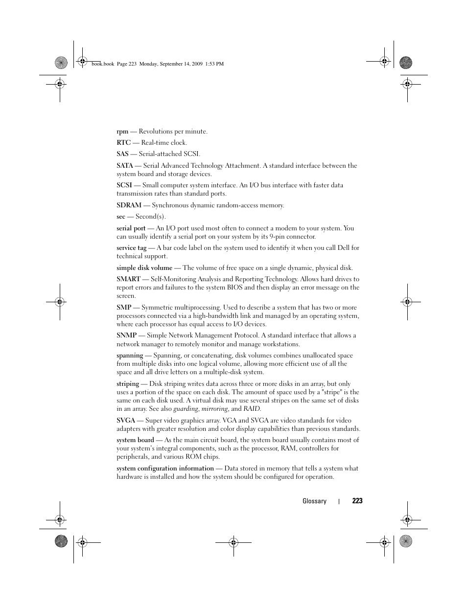 Dell PowerVault DP600 User Manual | Page 223 / 234