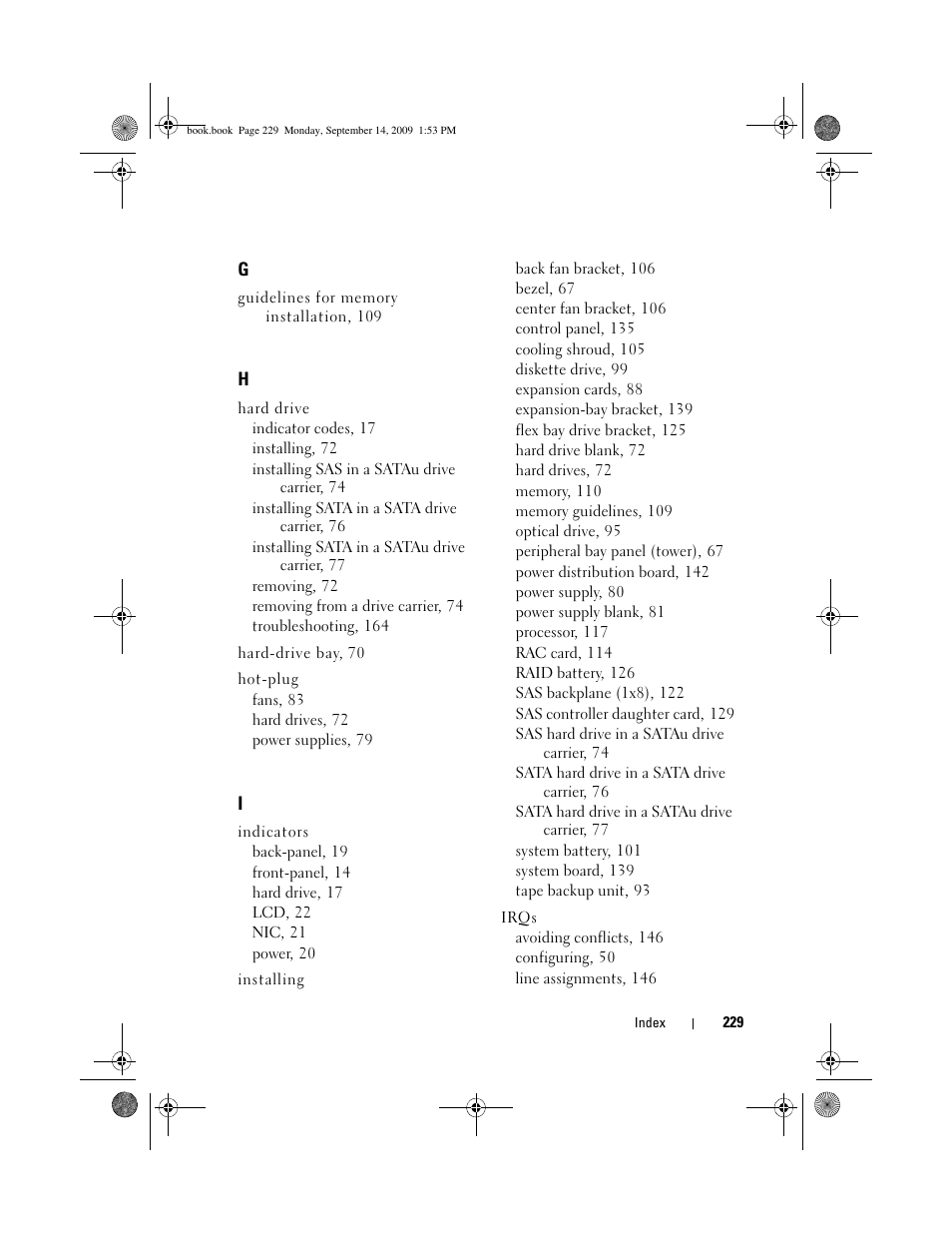 Dell PowerVault DP600 User Manual | Page 229 / 234