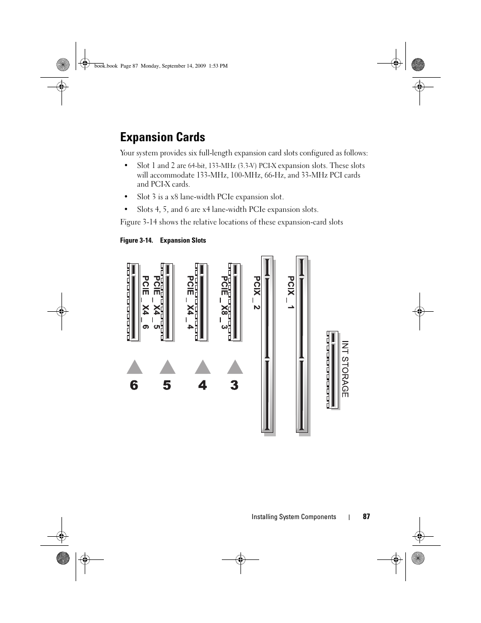 Expansion cards | Dell PowerVault DP600 User Manual | Page 87 / 234