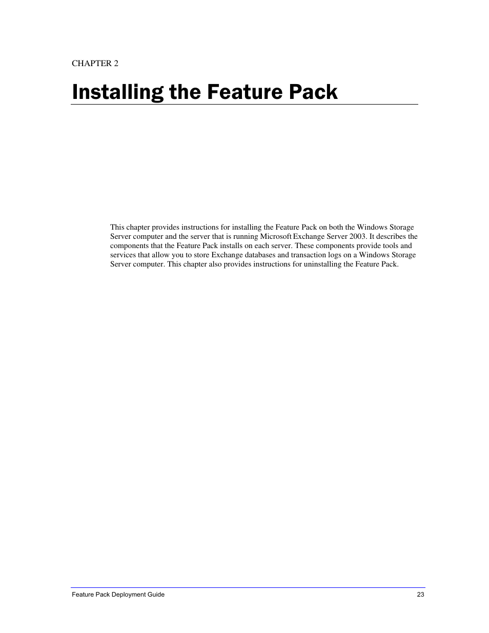 Installing the feature pack | Dell PowerVault 770N (Deskside NAS Appliance) User Manual | Page 23 / 73
