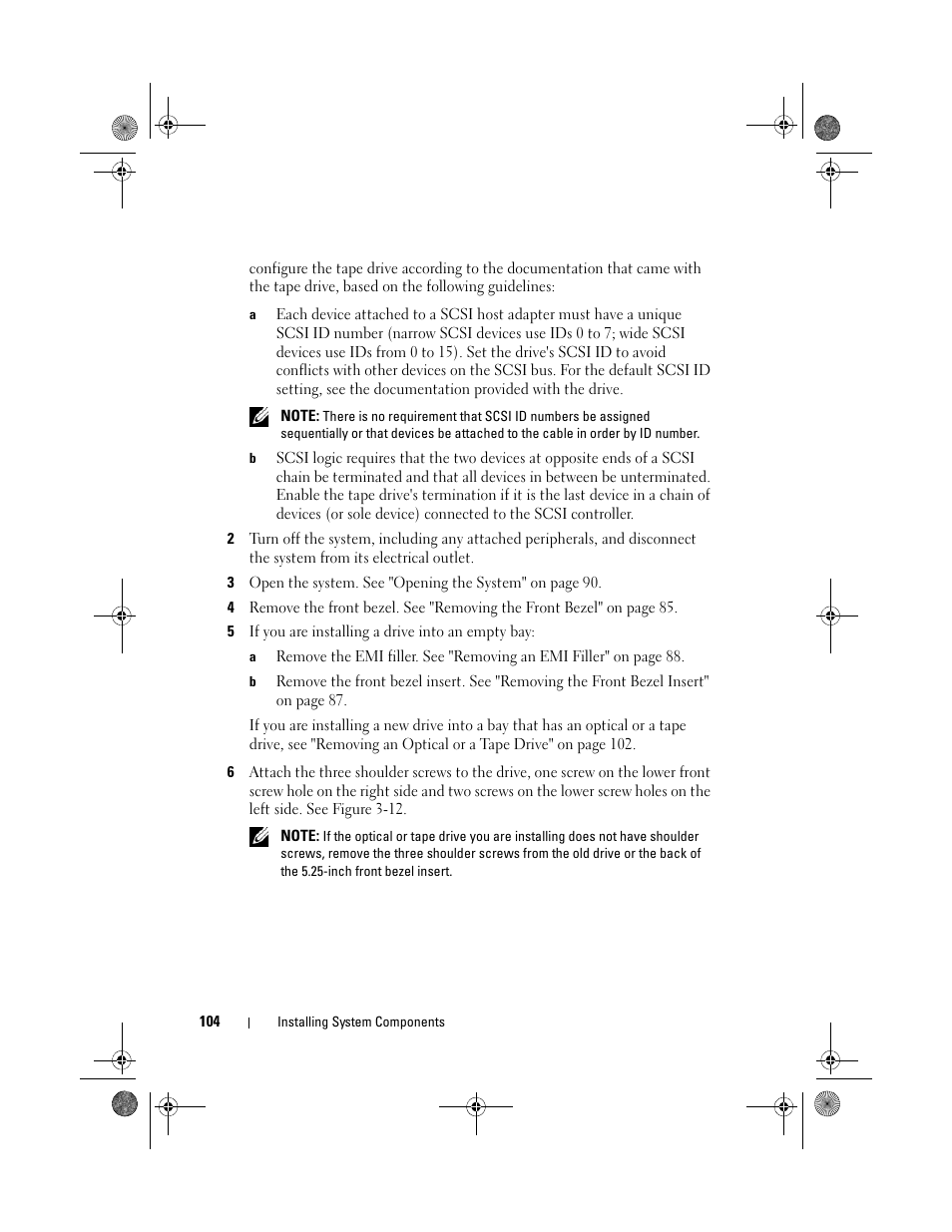 Dell PowerEdge T410 User Manual | Page 104 / 204