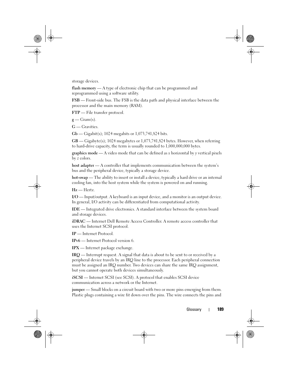 Dell PowerEdge T410 User Manual | Page 191 / 204