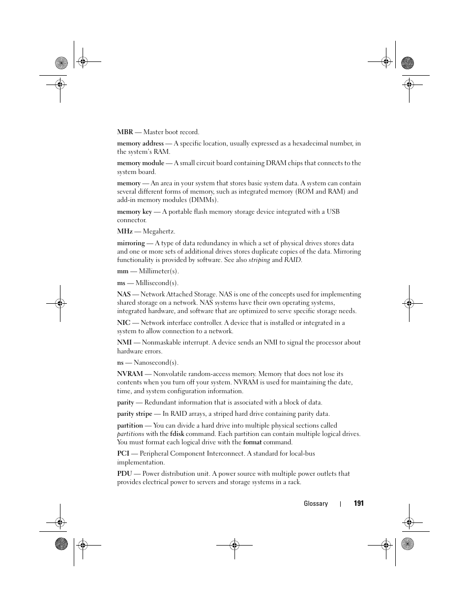 Dell PowerEdge T410 User Manual | Page 193 / 204
