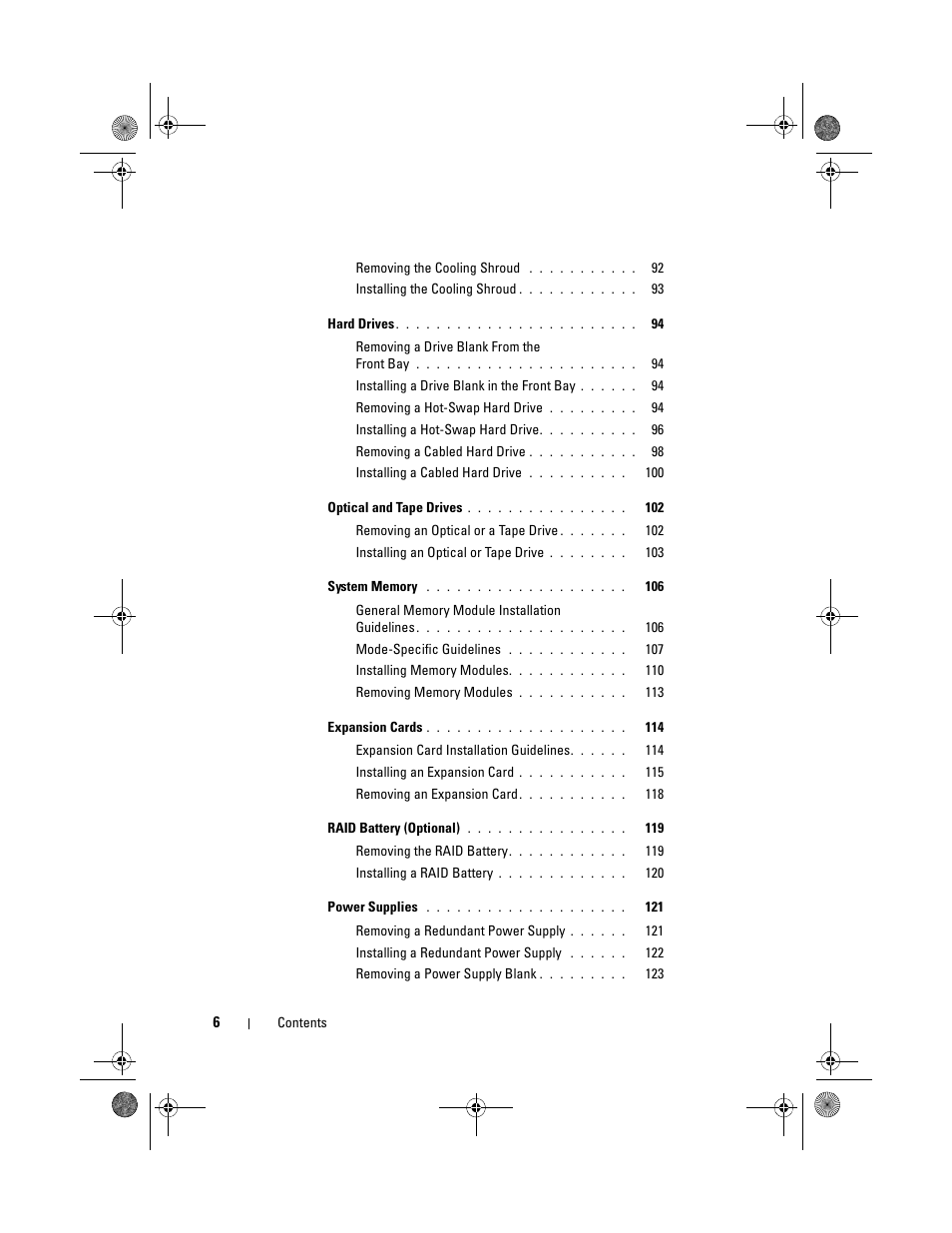 Dell PowerEdge T410 User Manual | Page 6 / 204