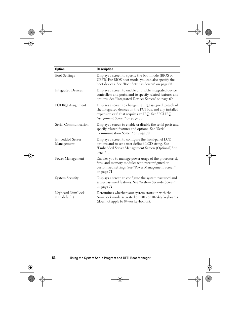 Dell PowerEdge T410 User Manual | Page 64 / 204