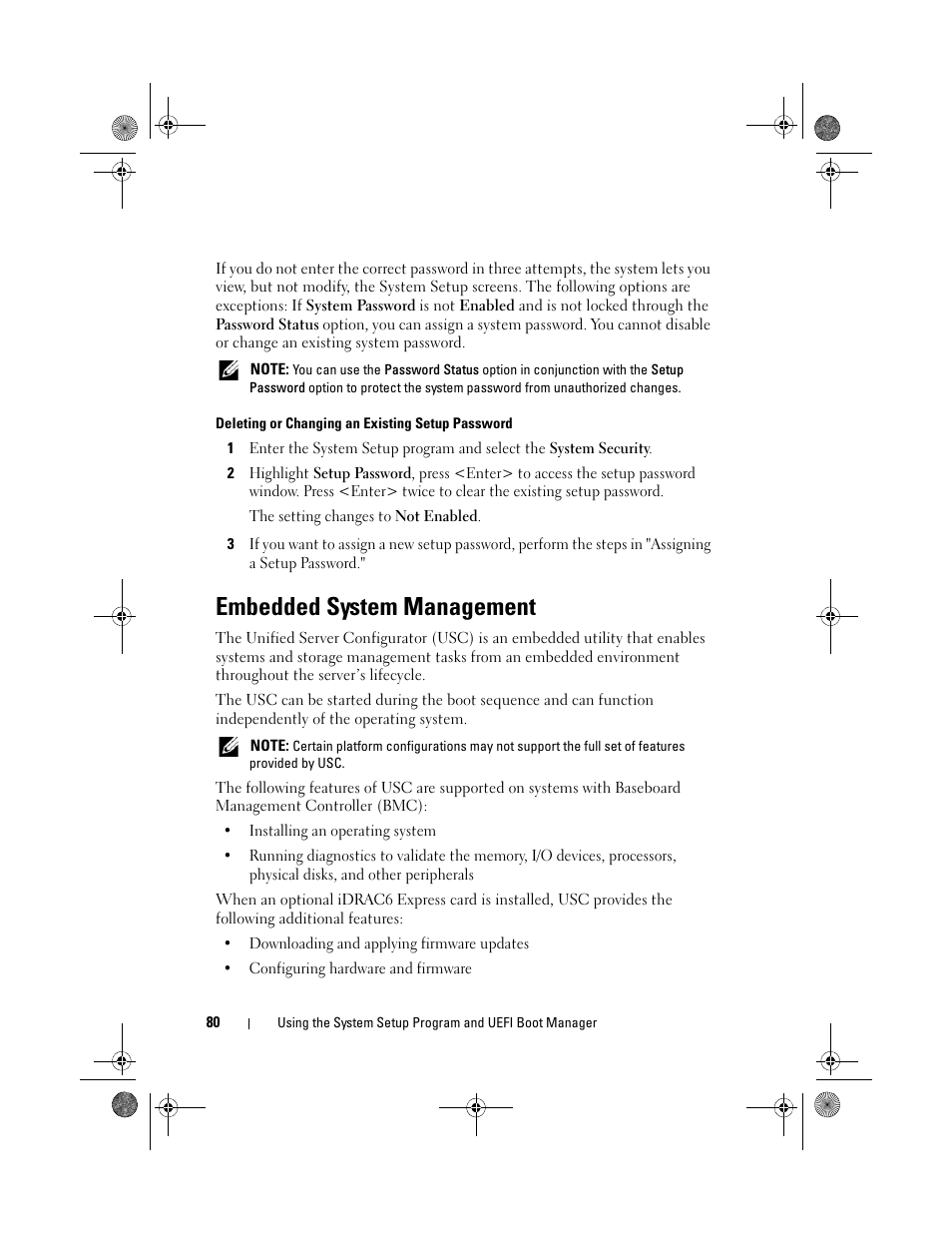 Embedded system management | Dell PowerEdge T410 User Manual | Page 80 / 204
