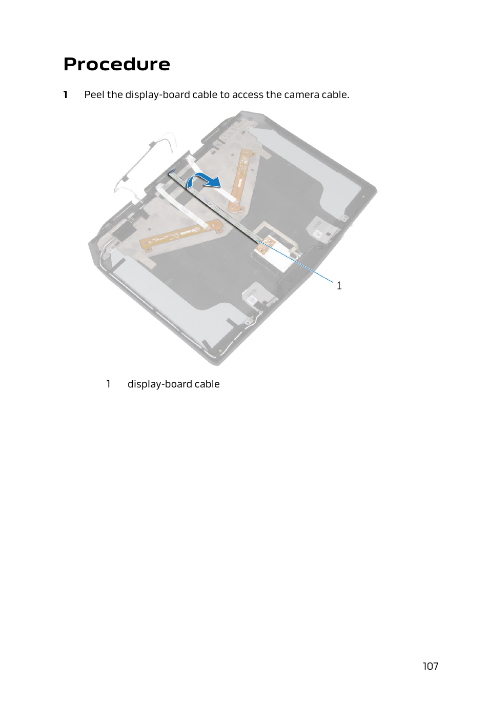 Procedure | Dell Alienware 13 (Late 2014) User Manual | Page 107 / 119