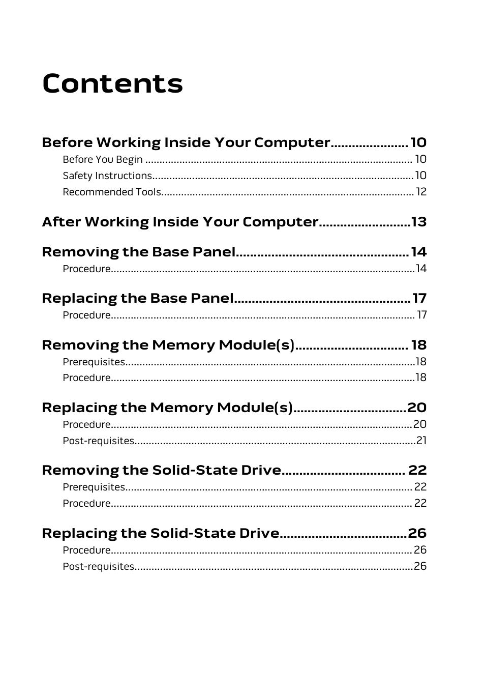 Dell Alienware 13 (Late 2014) User Manual | Page 3 / 119