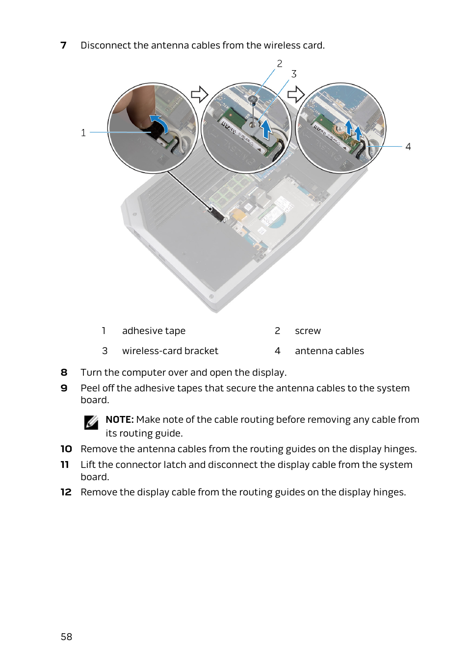 Dell Alienware 13 (Late 2014) User Manual | Page 58 / 119