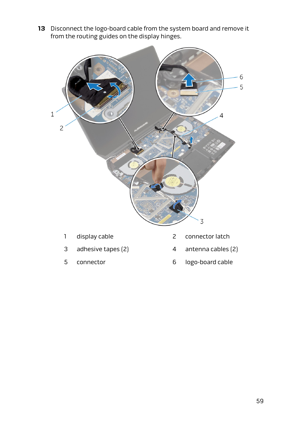 Dell Alienware 13 (Late 2014) User Manual | Page 59 / 119