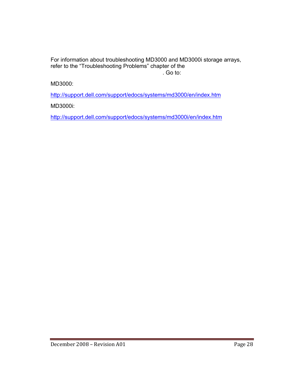Appendix b: system troubleshooting | Dell PowerVault MD3000 User Manual | Page 28 / 32