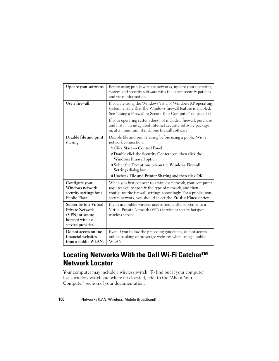 Dell Studio 1747 (Late 2009) User Manual | Page 166 / 354