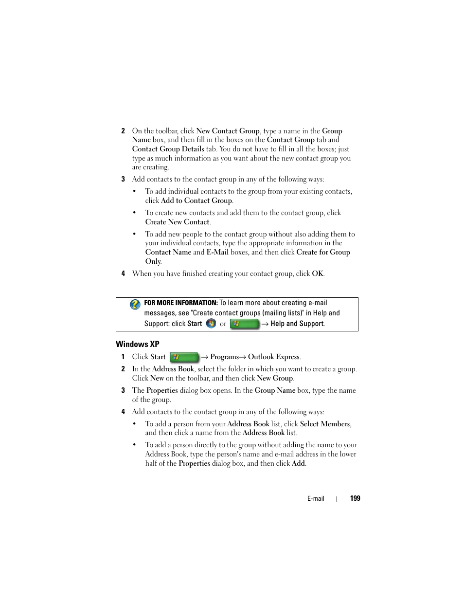 Windows xp | Dell Studio 1747 (Late 2009) User Manual | Page 199 / 354