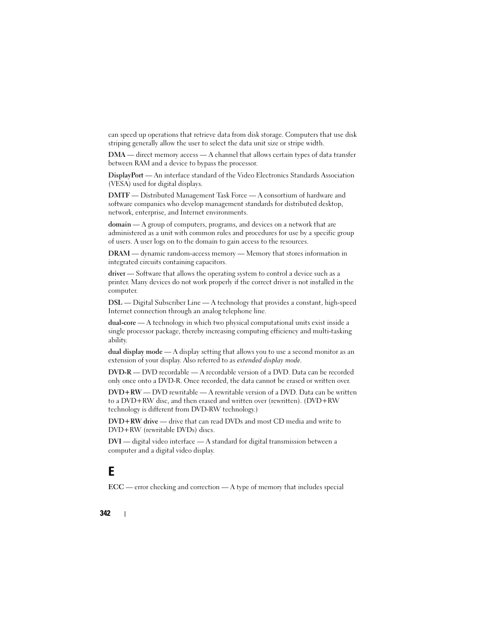 Dell Studio 1747 (Late 2009) User Manual | Page 342 / 354