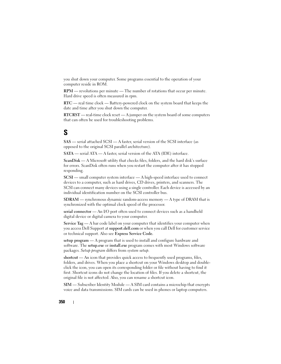 Dell Studio 1747 (Late 2009) User Manual | Page 350 / 354