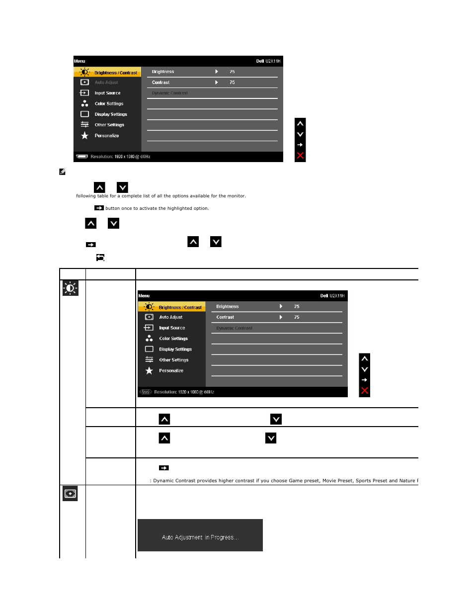 Dell U2211H Monitor User Manual | Page 18 / 38