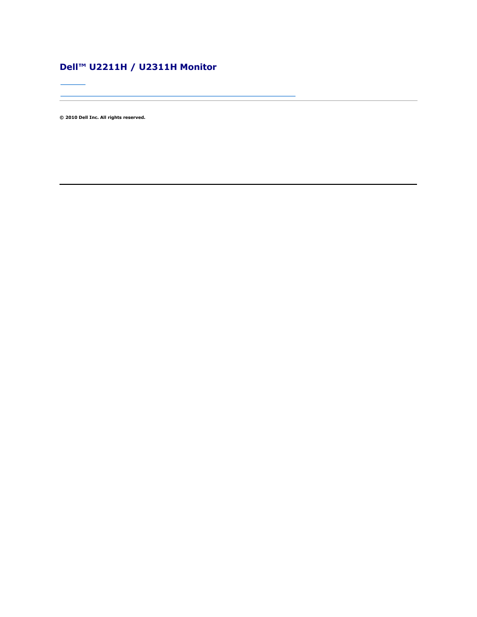 Dell U2211H Monitor User Manual | Page 29 / 38