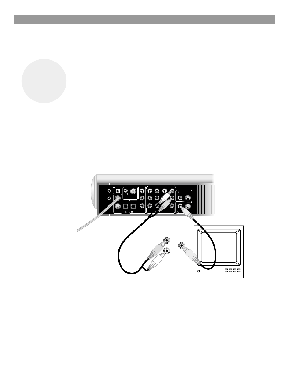 Making audio connections, Making video connections, Media center-to-tv video and audio connections | Tv connector panel tv | Bose AM259777 User Manual | Page 15 / 32