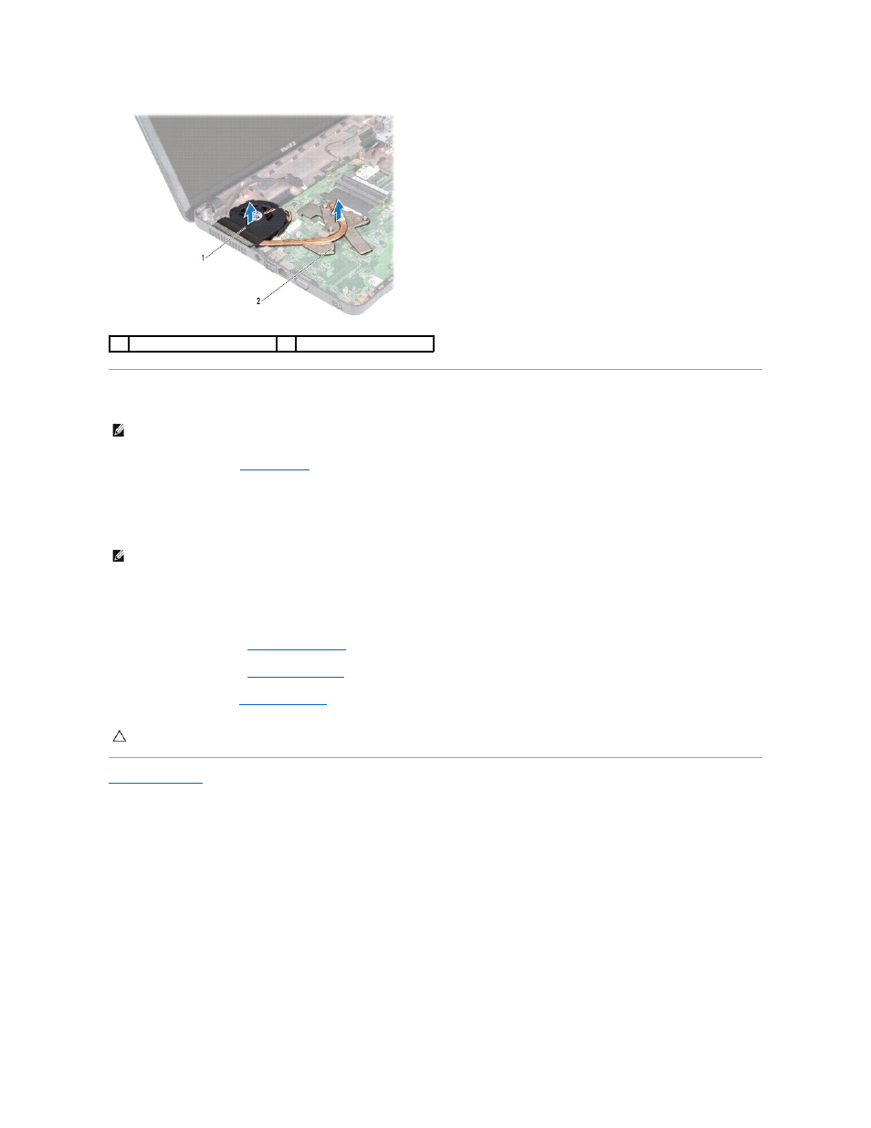 Replacing the processor heat sink | Dell Inspiron 15 (N5030, Mid 2010) User Manual | Page 13 / 41