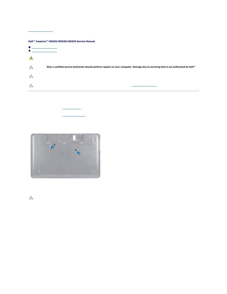 Keyboard, Removing the keyboard | Dell Inspiron 15 (N5030, Mid 2010) User Manual | Page 23 / 41