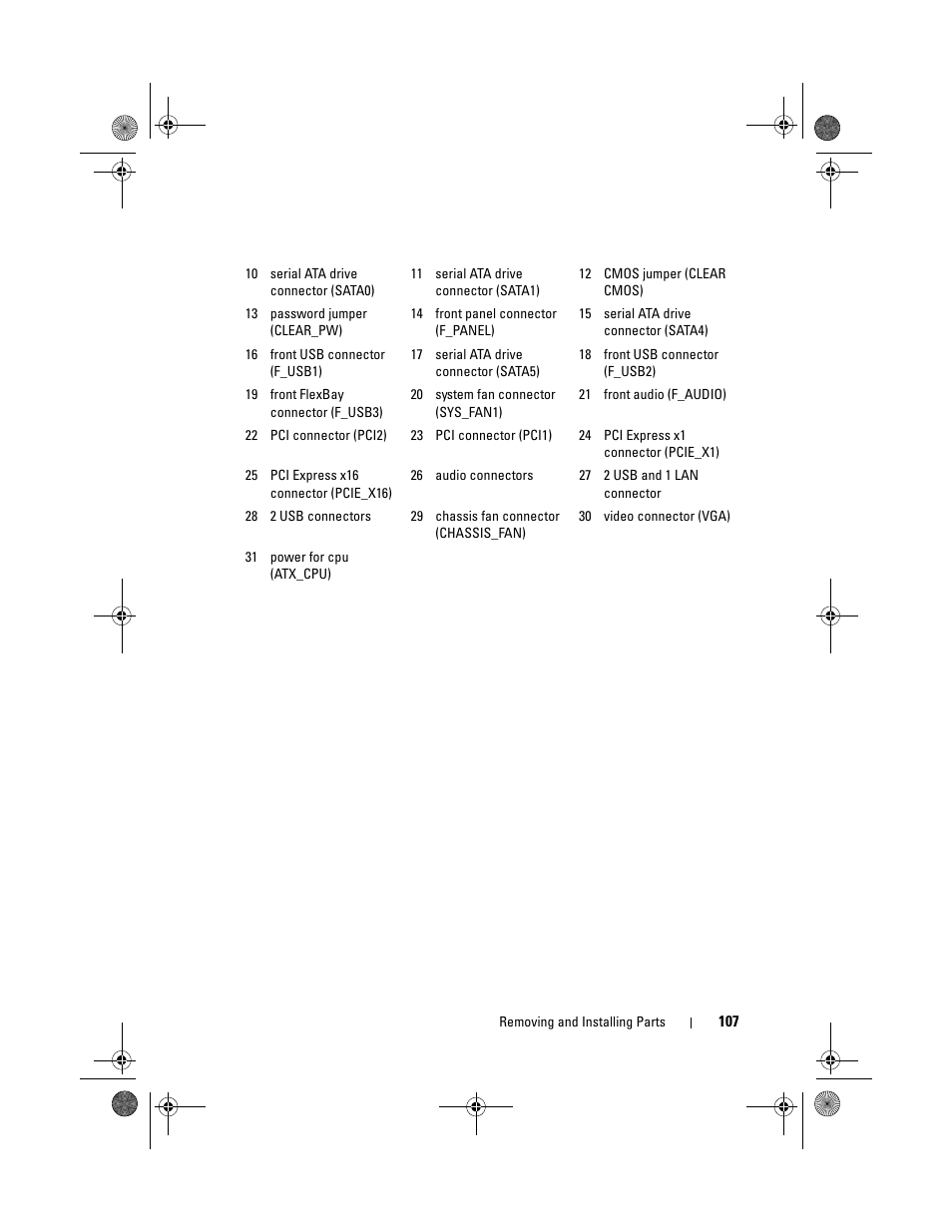 Dell Vostro 200 (Mid 2007) User Manual | Page 107 / 214