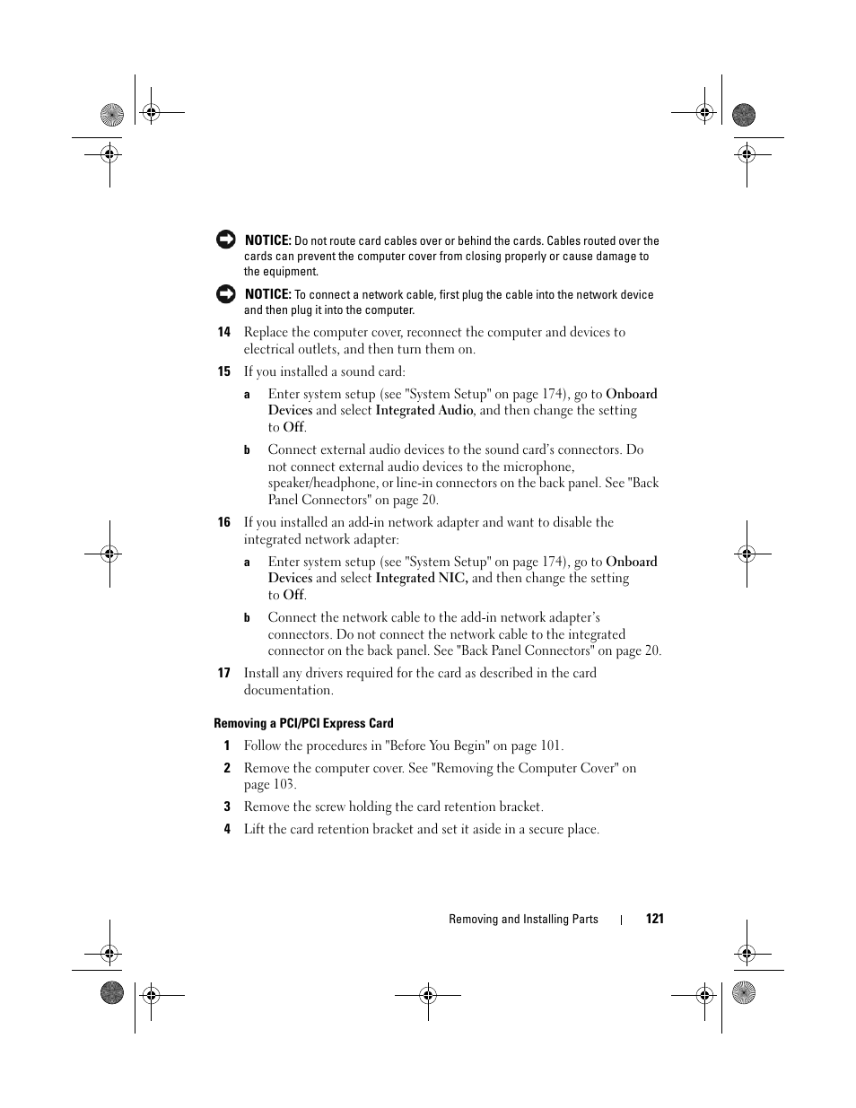 If applicable (see "removing a | Dell Vostro 200 (Mid 2007) User Manual | Page 121 / 214